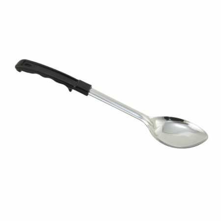 Winco  BHOP-13  13'' Solid Basting Spoon, Stop Hook Bakelite Hdl, S/S