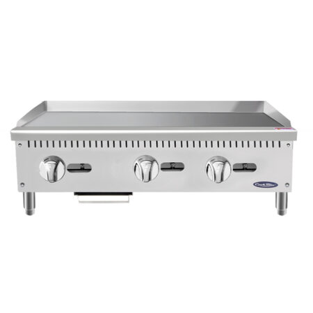 Atosa  ATMG-36  Countertop Manual 36'' Griddle, Natural Gas, 90k BTU
