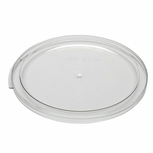Cambro  RFSCWC12135  Camwear Cover, for 12, 18 & 22 qt. round storage container, clear, polycarbonate