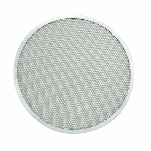 Winco  APZS-15  15'' Seamless Pizza Screen, Alu