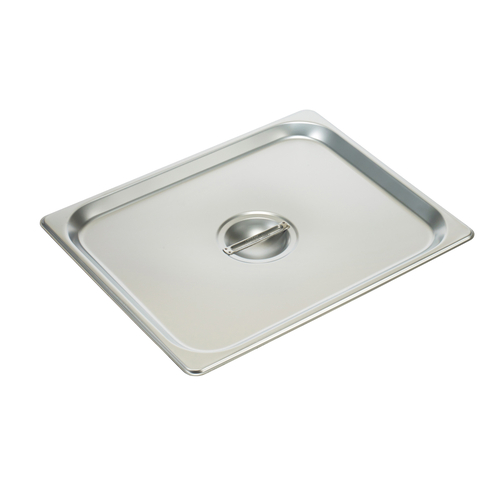Winco  SPSCH  S/S Steam Pan Cover, Half-size, Solid
