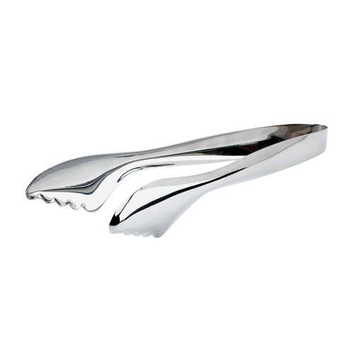 Browne USA Foodservice  57567  Eclipse Tongs, 9'', offset, stainless steel, mirror finish
