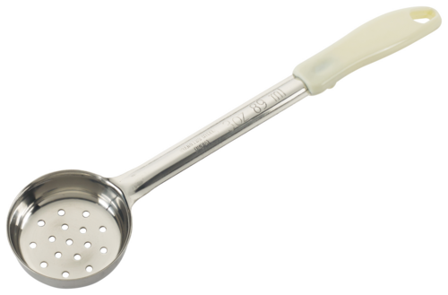 Winco  FPP-3  3oz Perf Food Portioner, One-piece, Ivory, S/S
