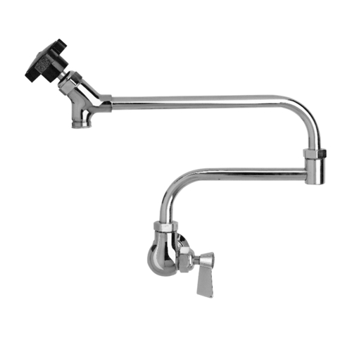 Fisher  47310  Faucet, wall/splash mount, single hole, 11'' spout & 13'' double-jointed assembly
