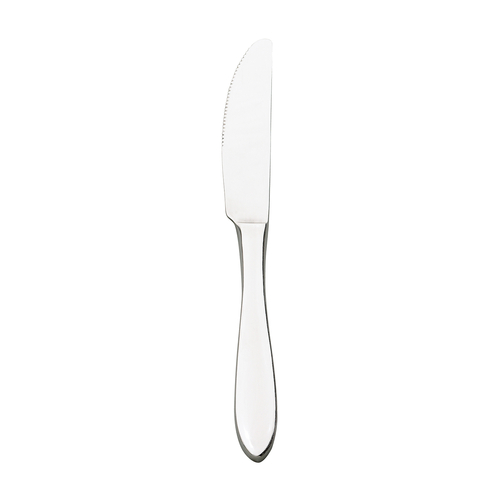 Browne USA Foodservice  502111S  Eclipse Serrated Dinner Knife, 9-1/10'', 13/0 stainless, mirror finish
