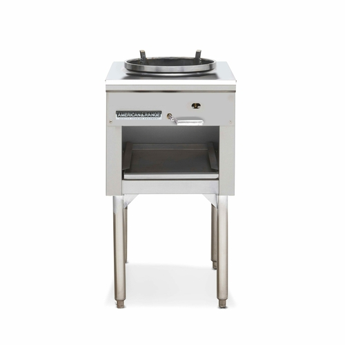 American Range  ARWR-J16  Wok Range, natural gas, 16'' diameter ring, 23 tip jet burner, 125,000 BTU