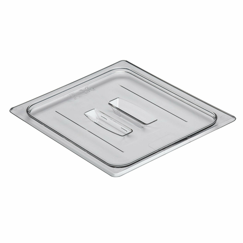 Cambro  20CWCH135  Camwear Food Pan Cover, 1/2 size, with handle, polycarbonate, clear