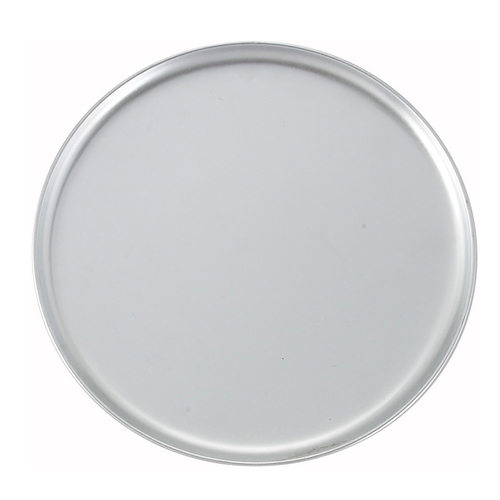 Winco  APZC-14  14'' Coupe Style Pizza Tray, Alu