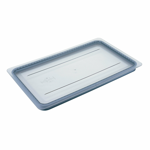 Cambro  10CWGL135  Camwear GripLid, fits GN 1/1 size food pan, polyurethane gasket, polycarbonate, clear