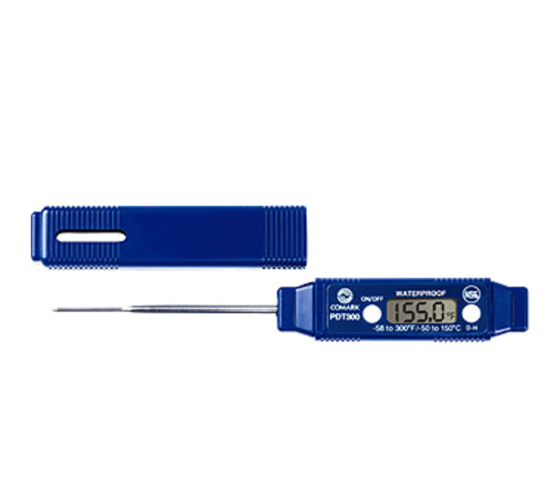 Comark Instruments (Fluke)  PDT300  Waterproof Pocket Thermometer, digital, 3'' stem, pen-type, thin tip, temperature range -58 to 302F