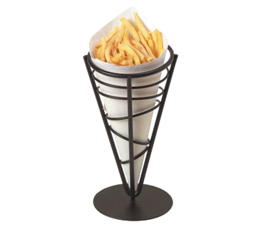 American Metalcraft  FFB59  CONICAL BASKET, WROUGHT IRON, ONE-CONE country of origin-CHINA
