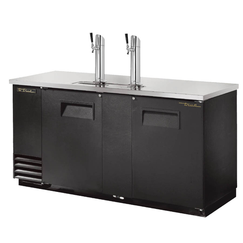 True Mfg. - General Foodservice  TDD-3-HC  Draft Beer Cooler, 69.13''W, (3) 1/2 keg capacity, (2) Columns, 115v