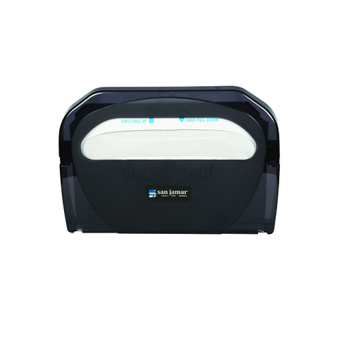 CFS Brands  TS510TBK  Toilet Seat Cover Dispenser, holds 1 package standard toilet seat covers, black pearl