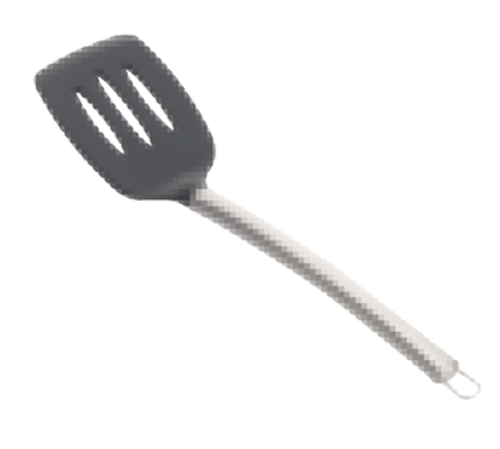 TableCraft Products  CW402  Serving Spatula, 14'' long, slotted, silicone head