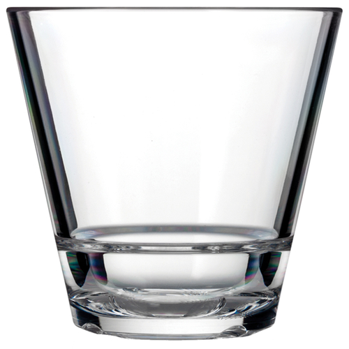 Drinique  CAL-RK-CLR-24  Caliber Rocks Glass 9.5 oz. - CLEAR, (H 3-1/2'', T 3-1/2'', D 3-1/2'', B 2-1/4'')