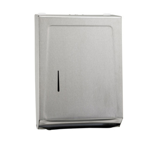 Winco  TD-700  Paper Towel Dispenser, M/C-Folds, S/S