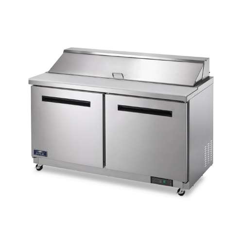 Arctic Air  AMT60R  Mega Top Sandwich/Salad Prep Table, two-section, 61-1/4'' W
