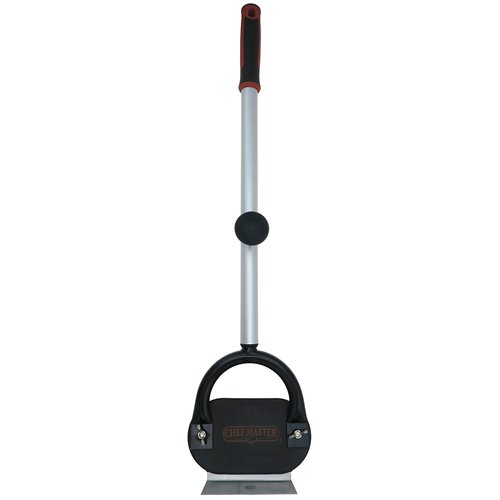 Chef Master  90242  Horseshoe Broiler Brush, 27-1/2'' x 6-1/2'' x 2-1/4'' overall, with scraper