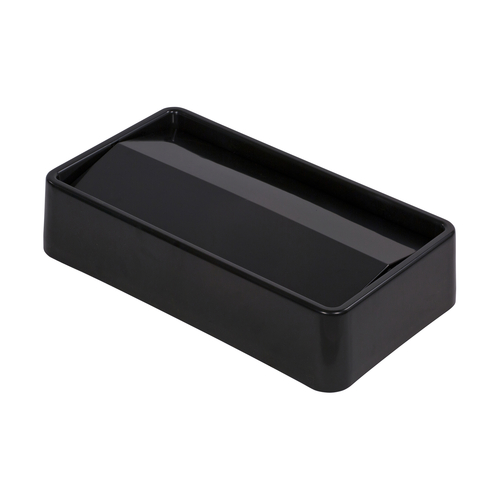 CFS Brands  34202403  Trimline Swing Top Lid, fits 15/23 gallon Trimline waste containers, plastic, black