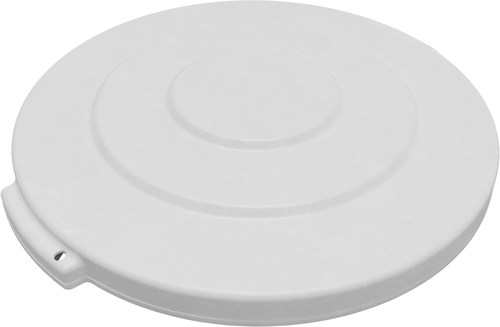 CFS Brands  84101102  Bronco Lid, round, for 10 gallon Waste Bin Trash Container/Can, polyethylene, white