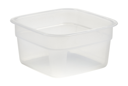Cambro  HFSFSPROPP190  CamSquare FreshPro Food Container, 1/2 qt., polypropylene, translucent