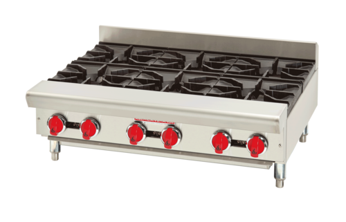 American Range  ARSHP-24-4  Countertop Hotplate, 24''W, 4 Burners, Natural Gas, 32K BTU per Burner
