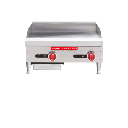 American Range  ARMG-24-24  Countertop Manual Griddle 24''W Griddle with 24''D Cooking Surface, Natural Gas, 60K BTU