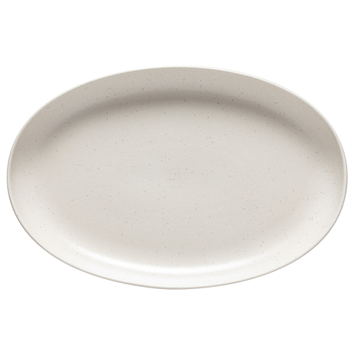 Costa Nova  SOA411-VAN  Oval Serving Platter, 16''L x 10.25''W x 1.75''H, stoneware, Pacifica, Vanilla