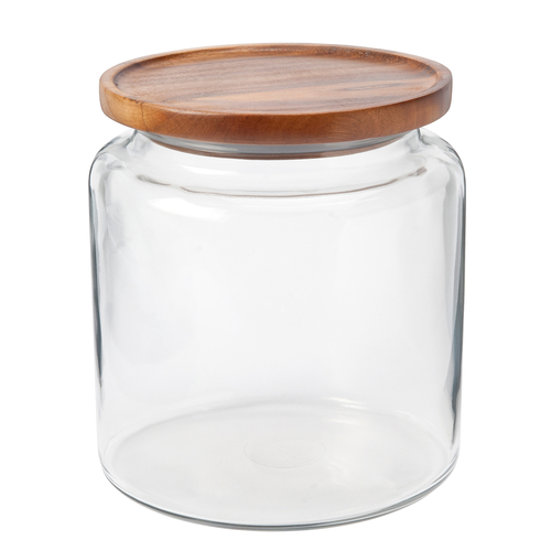 Anchor Hocking Foodservice  97694AHG17  Mini Montana w/ AcaciaWood Cover 96 oz.