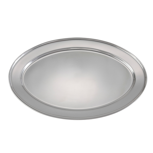 Winco  OPL-20  Serving Platter, Oval, 20''x 13-3/4'', S/S