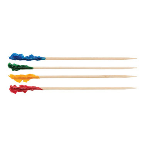 Winco  PK-C4  Picks, Cellophane Frills, 1,000/bag, 3-15/16''L