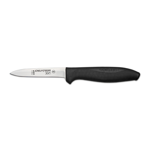 Dexter Russell 36000 31/2'' paring knife, black handle
