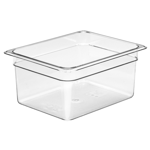 Cambro 26CW135 Camwear Food Pan, 9.4 qt., 6'' deep, 1/2 size, polycarbonate, clear