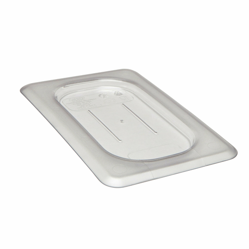 Cambro 90CWC135 Camwear Food Pan Cover, 1/9 size, flat, polycarbonate, clear