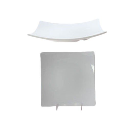 Thunder Group  24007WT  7 3/8'' FLARE PLATE, 1 3/8'' DEEP