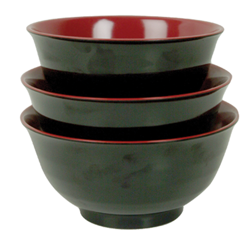 Thunder Group  5560JBR  24 OZ, 6 1/8'' SOUP BOWL, TWO TONE (M)