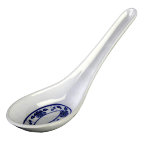 Thunder Group  7003B  3/4 OZ, 5 5/8'' x 1 5/8'' WON TON SOUP SPOON, LOTUS