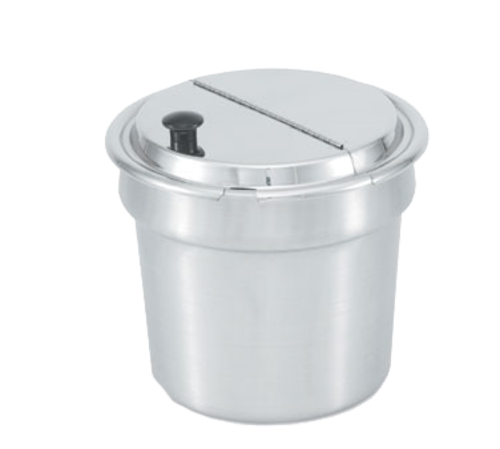 Vollrath 47488 Kool-Touch Hinged Cover, fits 46063 & 46075, Marmites/Insets, 77070 Double Boiler, & 78184 7qt. Inset