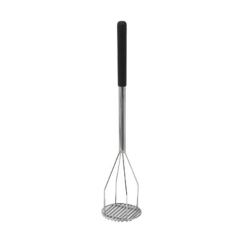 Winco PTMP-24R Potato Masher, Round, 5'' x 24-1/2'', Plastic Hdl, S/S
