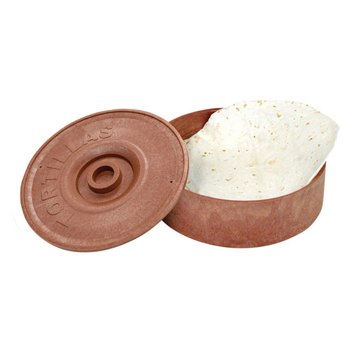 Winco  PTW-8  Tortilla Warmer, 8-1/2''Dia x 2-5/8''H, Holds 16 Wraps