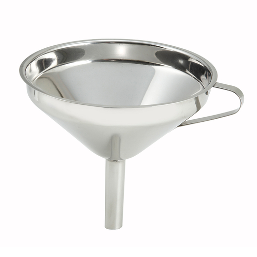 Winco SF-6 5-3/4'' Funnel, Wide Mouth, S/S