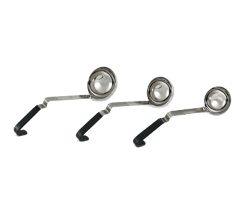 Vollrath 4980422 Ergo Grip Ladle, 4 oz., 13-1/8''L, Kool-Touch black offset handle with integrated stopper