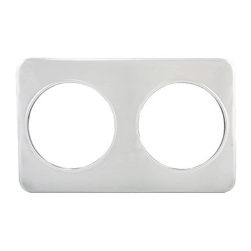 Winco ADP-808 Adaptor Plate, Two 8-3/8'' Holes, S/S