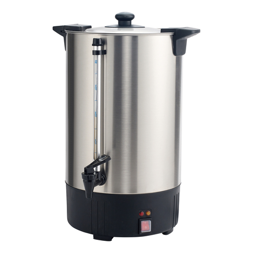 Winco EWB-100A Commercial 100-Cup (16L) Stainless Steel Water Boiler, 110-120V, 1500W