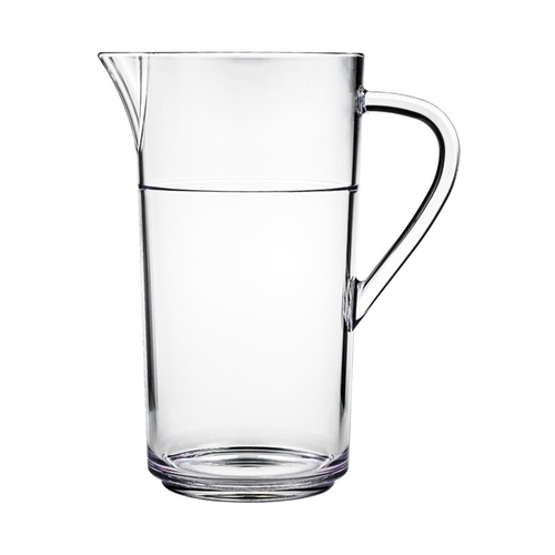 Drinique  SRV-PT-CLR-4  Stackable Pitcher 64 oz. - CLEAR, (H 9'', T 4-3/4'', D 8'', B 3-1/2'')