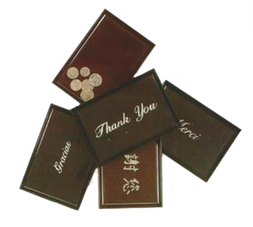 Vollrath  1000-06  Tip Tray, 4-1/2'' x 6-1/2'', black