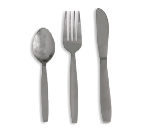 Libertyware  RSQ10  REUNION SQUARE Serving Spoon, 8'', heavy, 18/0 stainless, satin finish