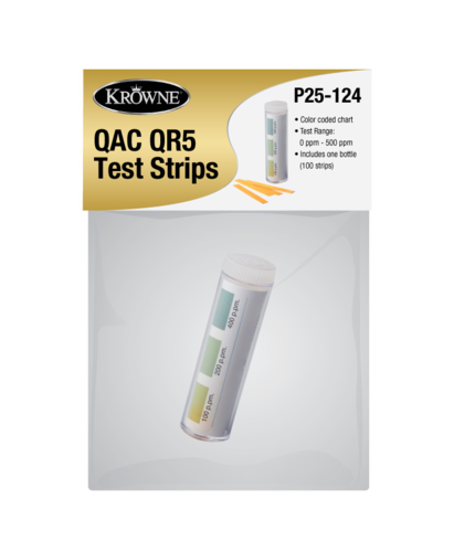 Krowne Metal  P25-124  QAC, Quaternary Ammonium Chloride Test Strips