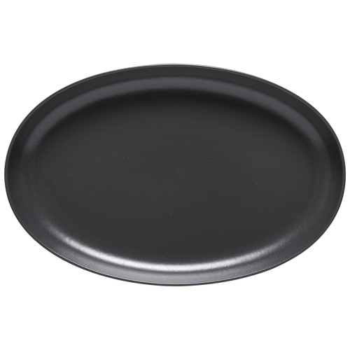 Costa Nova  SOA411-SEE  Oval Serving Platter, 16''L x 10.25''W x 1.75''H, stoneware, Pacifica, seed grey