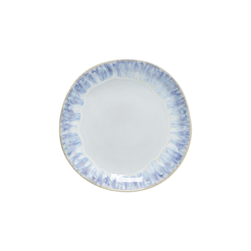 Costa Nova  LNP221-RIA  Salad/dessert plate 22, D8-1/2'' x H1-1/8'', stoneware, Brisa, Ria Blue